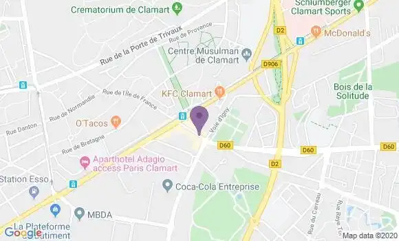 Localisation Restaurant  La Mezza Luna