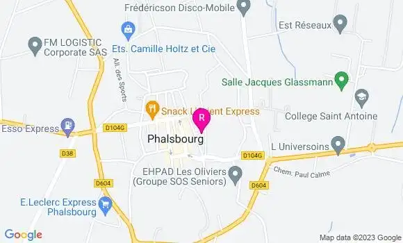 Localisation Restaurant  Allo Pizzas