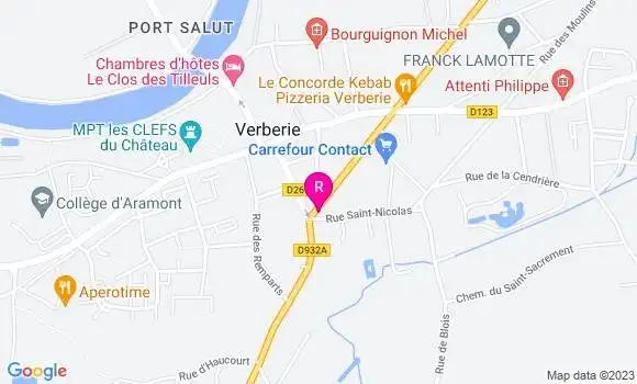 Localisation Restaurant  Ma Pizza