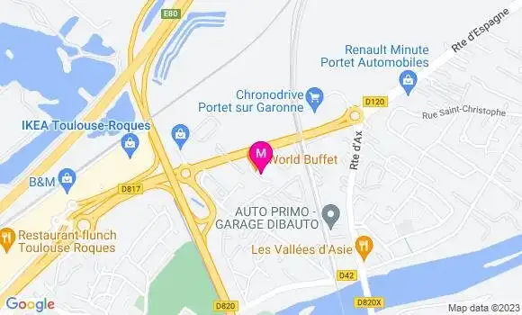 Localisation Restaurant  World Buffet