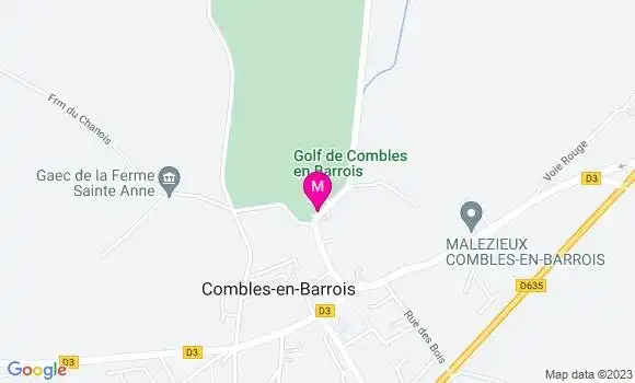 Localisation Le Restaurant du Golf