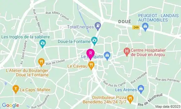 Localisation Restaurant  La Pizza du Coin