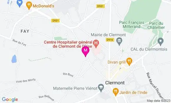Localisation Restaurant  Le Fournil des Fontaines
