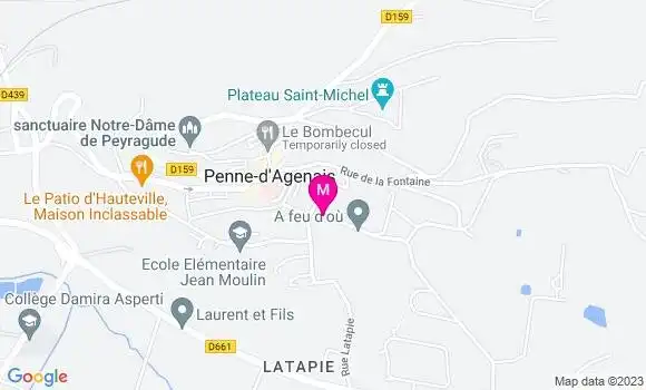 Localisation Restaurant  A Feu d