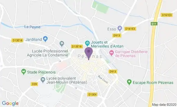 Localisation Restaurant  Le Jardin