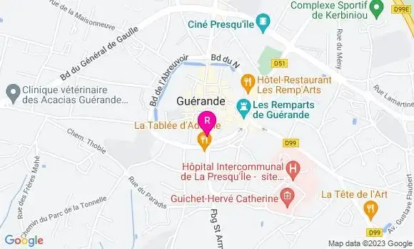 Localisation Restaurant Salon de Thé Gout