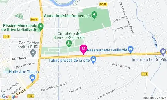 Localisation Crêperie Les Routes de la Gourmandise