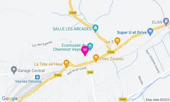 Localisation Restaurant Snack La Fringale