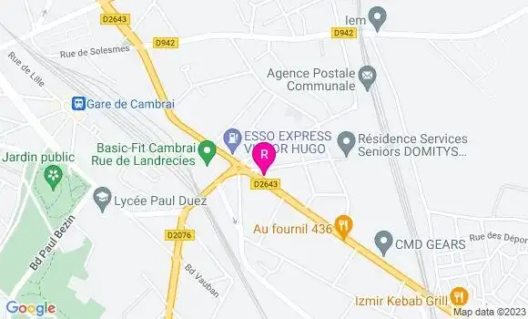 Localisation Restaurant  Fast Pizza