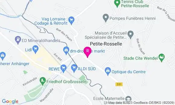 Localisation Restaurant  Chrono Pizza