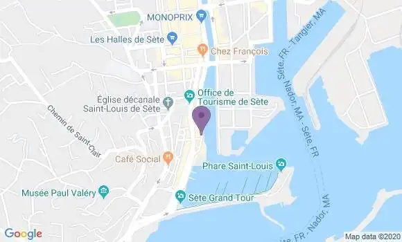Localisation Restaurant  Le Chalut