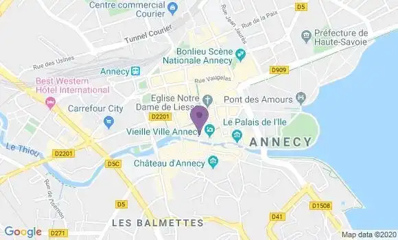 Localisation Restaurant  L