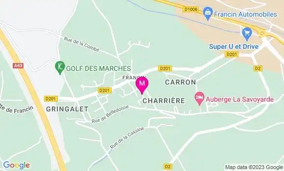 Localisation Restaurant  Au Cellier des Alpes