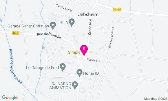 Localisation Restaurant  Simple