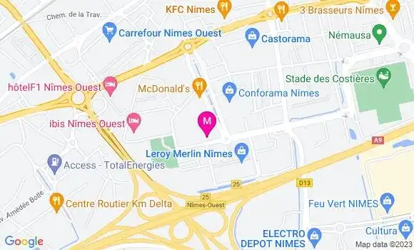 Localisation Restaurant Snack La Terrasse Ville Active