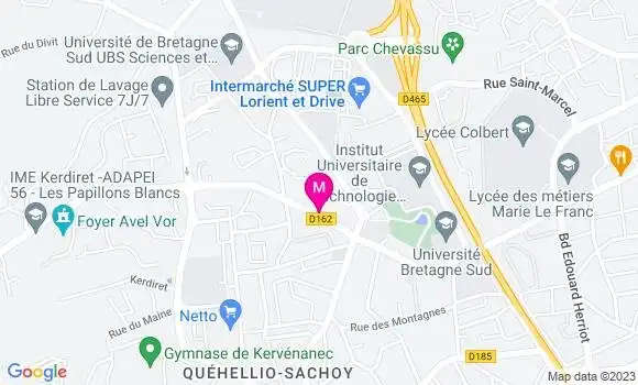 Localisation Sandwicherie Le Baobab