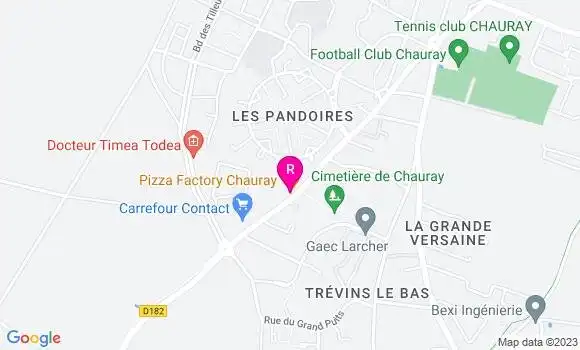 Localisation Pizzeria Pizza Factory