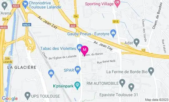 Localisation Restaurant Lounge Le Tube