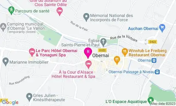 Localisation Restaurant  O