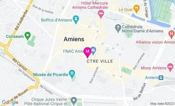 Localisation Restaurant  La Tarterie des Jacobins