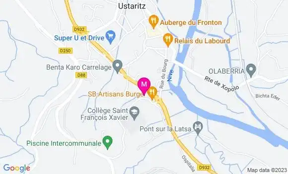 Localisation Restaurant  Sb Artisans Burger