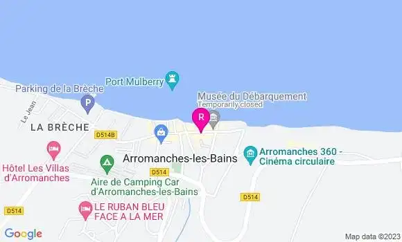 Localisation Restaurant  Ô Beach