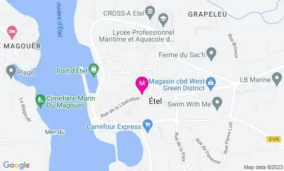 Localisation Crêperie La Lili Breizh