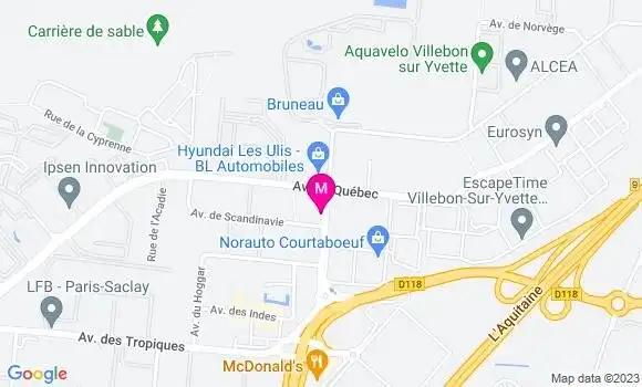Localisation Restaurant  Papa Sandwichs