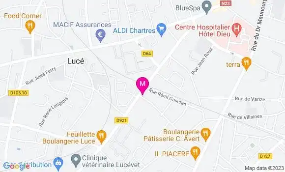 Localisation Pizzeria L