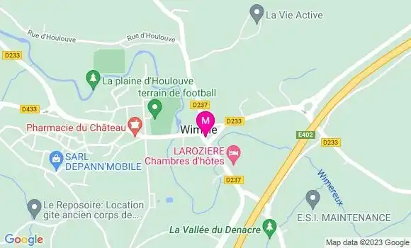 Localisation Restaurant  La Petite Brocante