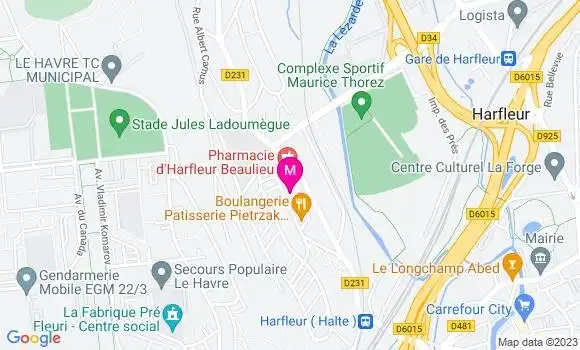 Localisation Restaurant  Pizza G20