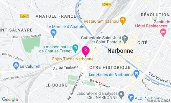 Localisation Restaurant  Le Seven 7