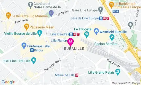 Localisation Fast Food Kfc