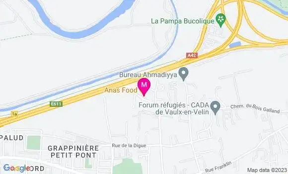 Localisation Restaurant  Anas Food