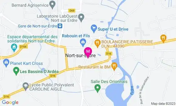 Localisation Restaurant  O