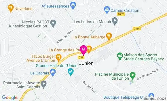Localisation Restaurant  Le V
