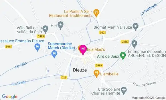 Localisation Restaurant  L