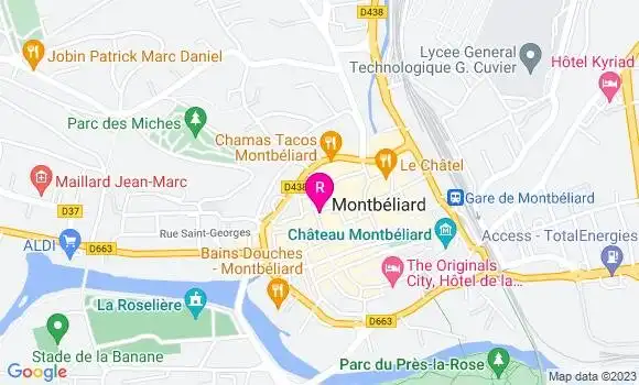 Localisation Pizzeria Le Milano