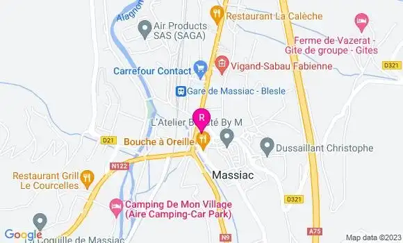 Localisation Massiac Kebab