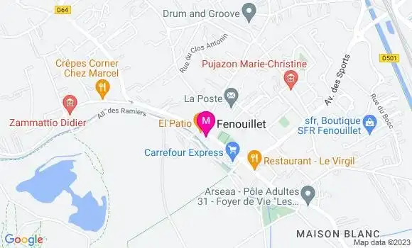 Localisation Restaurant Tacos Tacos Fenouillet