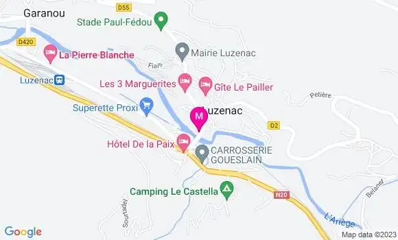Localisation Pizzeria O Saveurs de Ma Mère