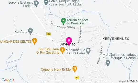 Localisation Pizzeria Ker