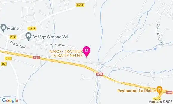 Localisation Restaurant  Nako
