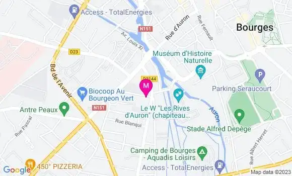Localisation Pizzeria Berry Food