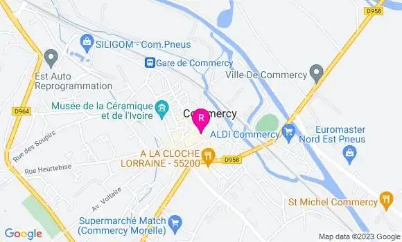 Localisation Restaurant  Le P