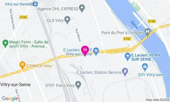 Localisation Restaurant  La Zone