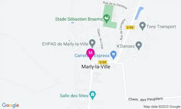 Localisation Restaurant Bar Tabac de la Mairie