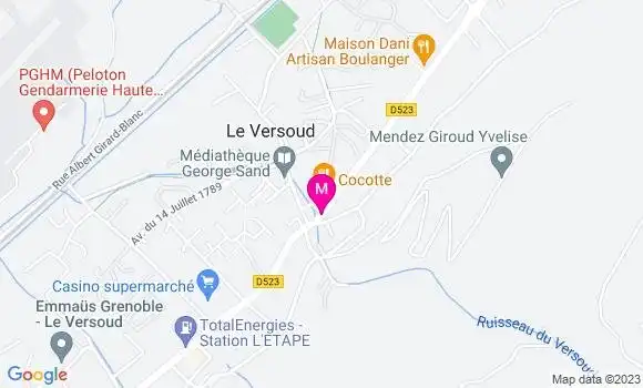 Localisation Restaurant  Cocotte