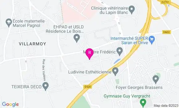 Localisation Restaurant  Chez Vilayphone