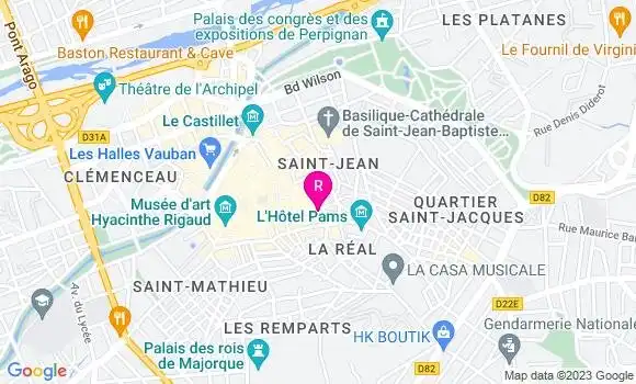 Localisation Restaurant  La Cuisine de Chi Diep